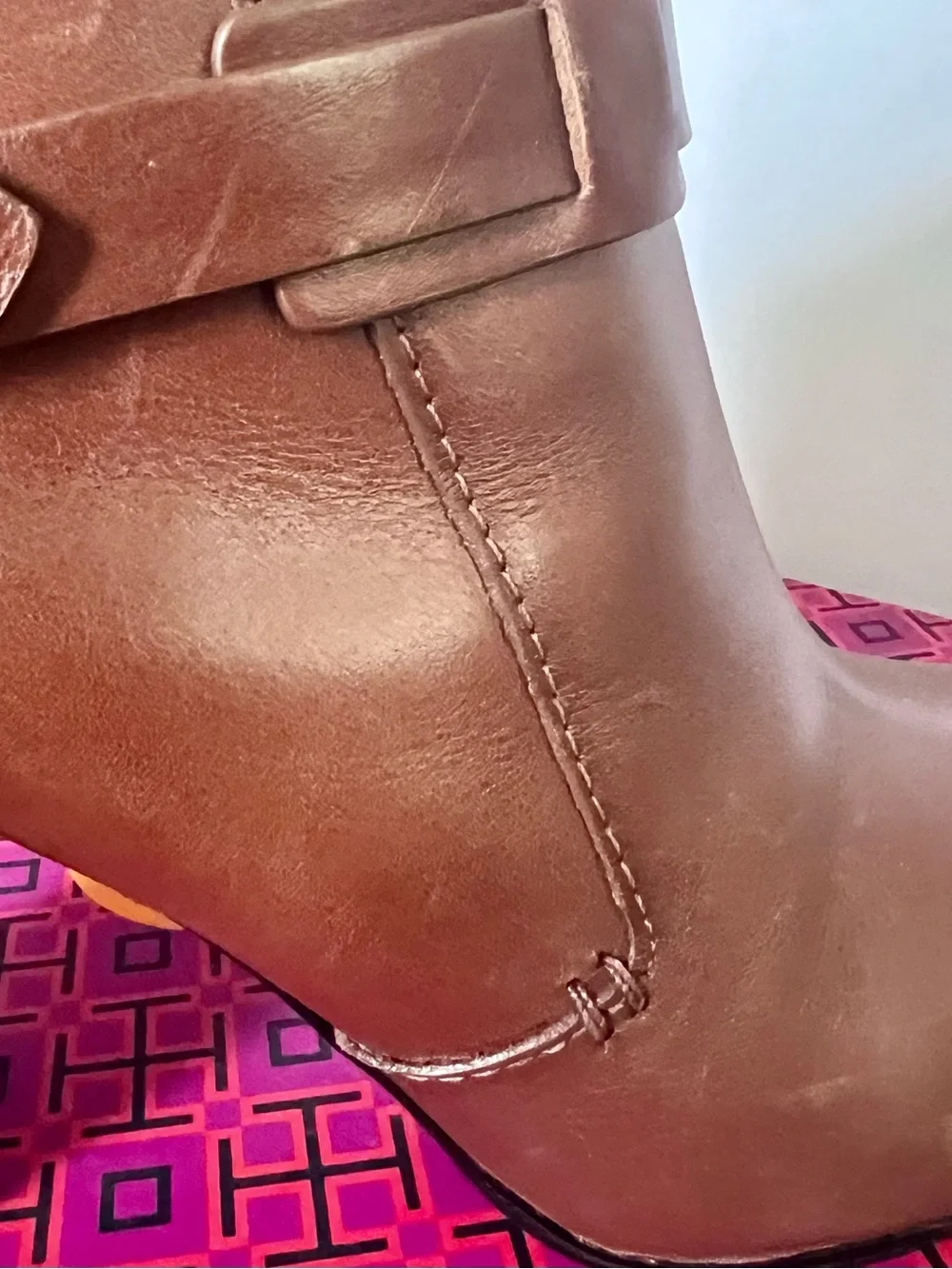 Tory Burch Colton Ankle Booties with Stacked Heel